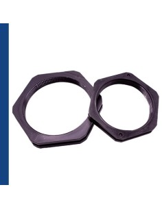 Contre-écrou Schlemmer M25 PA6 RAL 9005 - Robuste et fiable